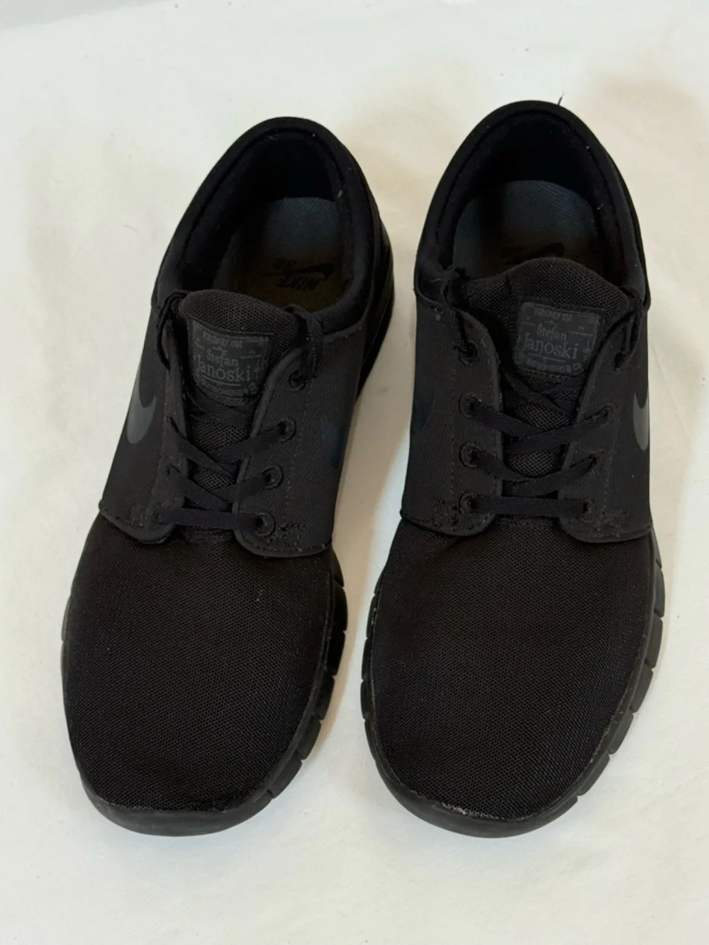 Nike Men’s Stefan Janoski Canvas Sneakers - Black Size 11 - Picture 5 of 8